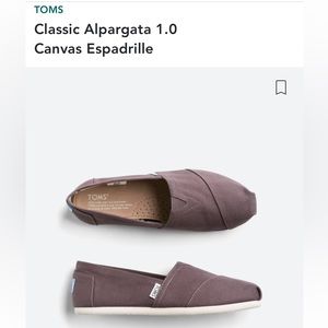 Toms Brown Canvas Flats